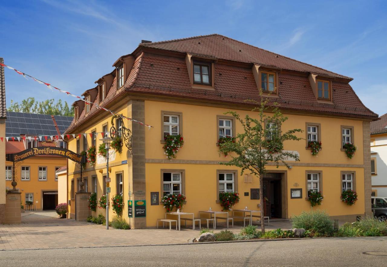 Hotel & Brauereigasthof Drei Kronen Memmelsdorf Esterno foto