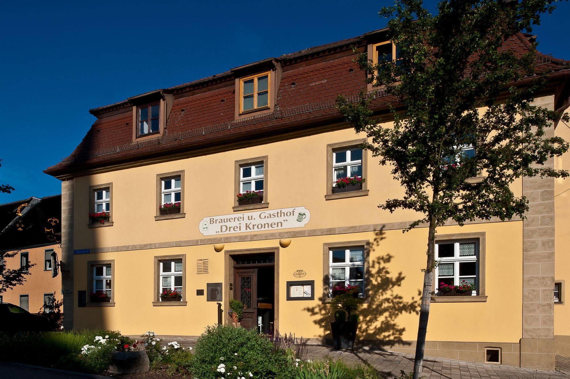 Hotel & Brauereigasthof Drei Kronen Memmelsdorf Esterno foto