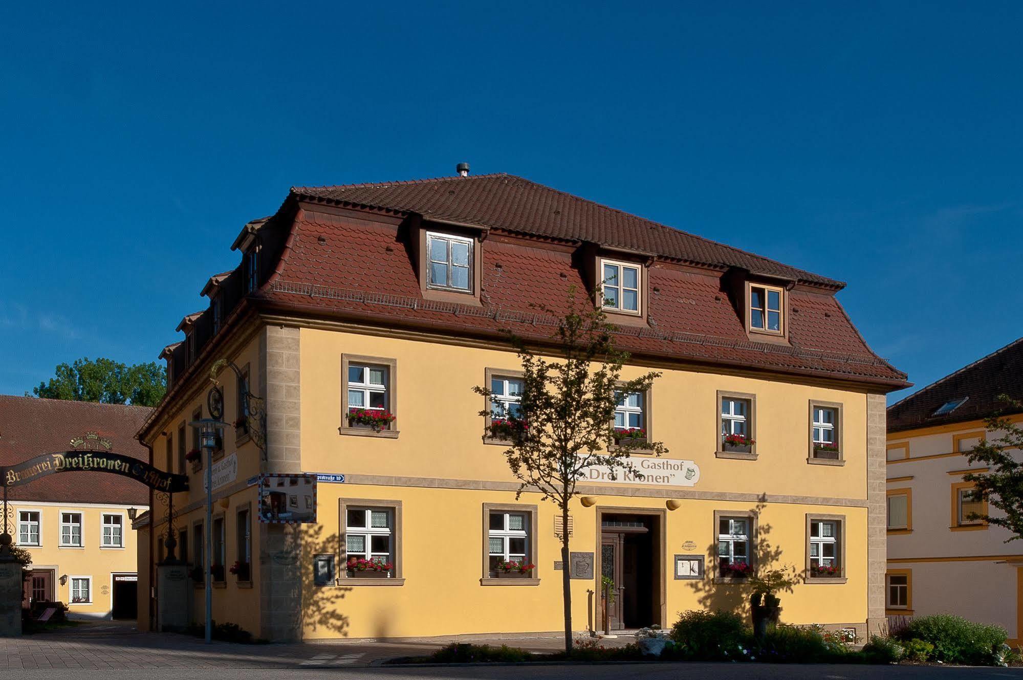 Hotel & Brauereigasthof Drei Kronen Memmelsdorf Esterno foto